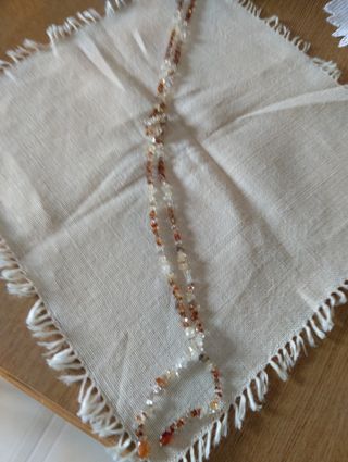 Collana in cips di pietre dure artigianale.