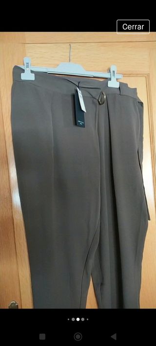 pantalón Verde Cortefiel tl