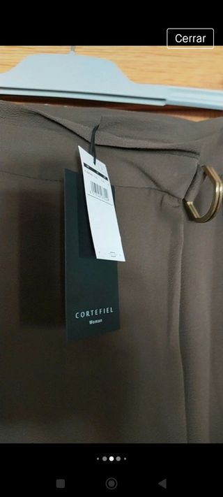 pantalón Verde Cortefiel tl