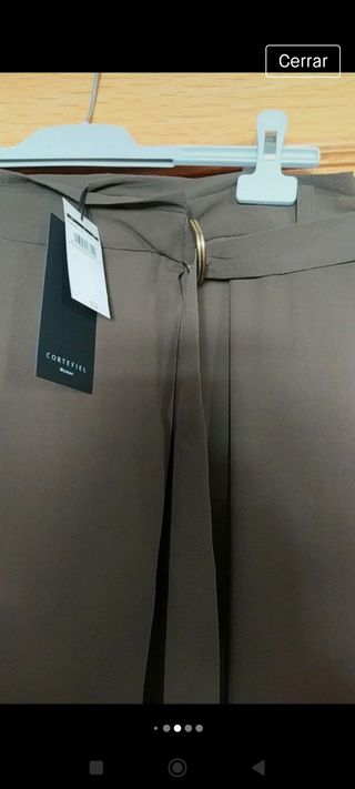 pantalón Verde Cortefiel tl