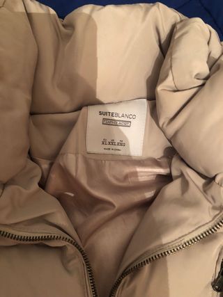 Abrigo/plumífero talla XL pequeña 