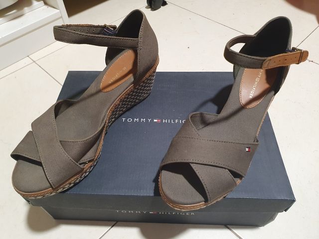 sandalias verde militar