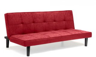 SOFÁ CAMA 110 ROJO BURDEOS