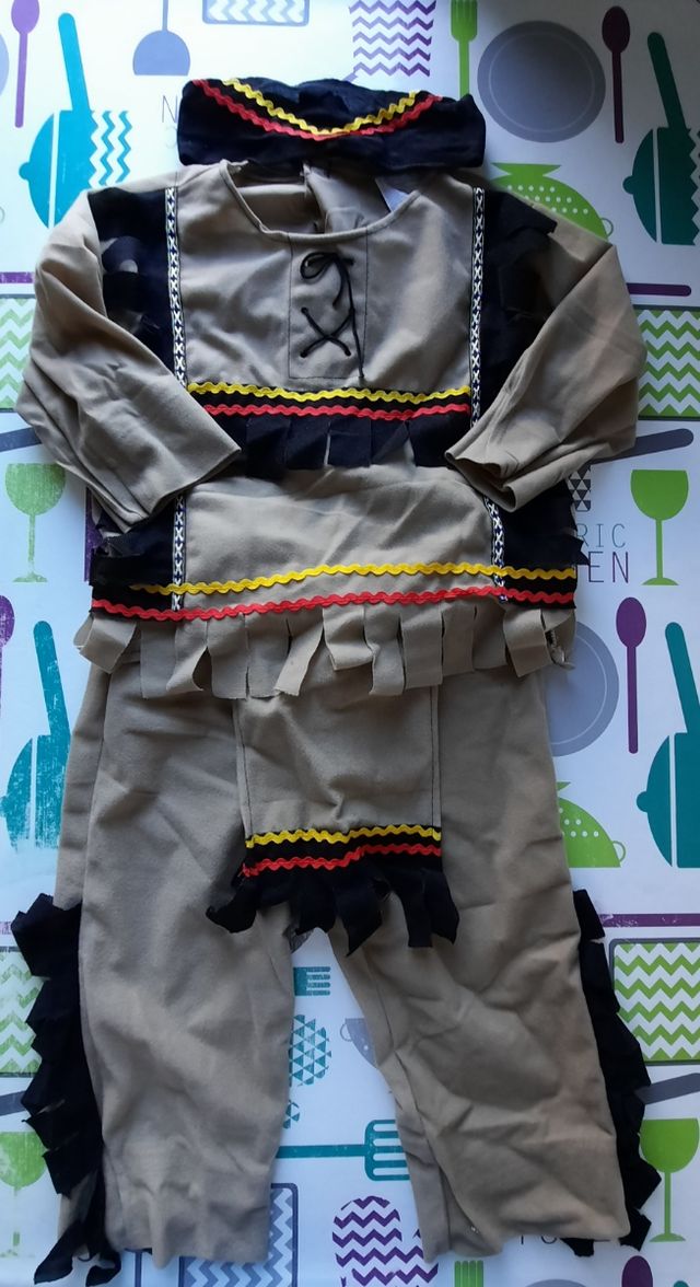 Disfraz de indio para niño/a