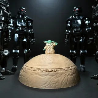 Star Wars 3.75". Piedra de meditación de Grogu.