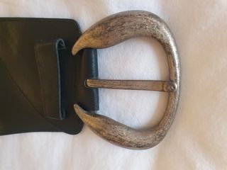 CINTURON CUERO NEGRO