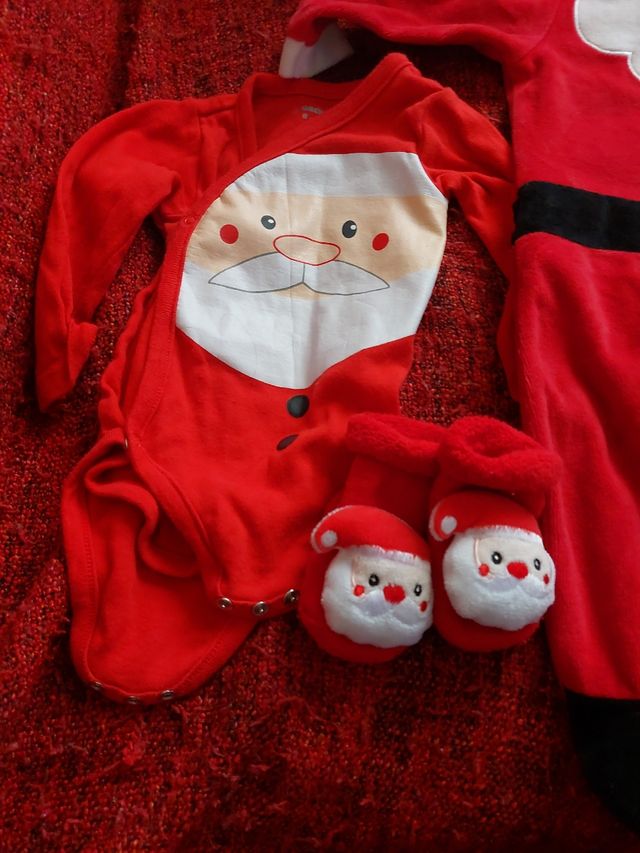 pijama y bodie papá noel