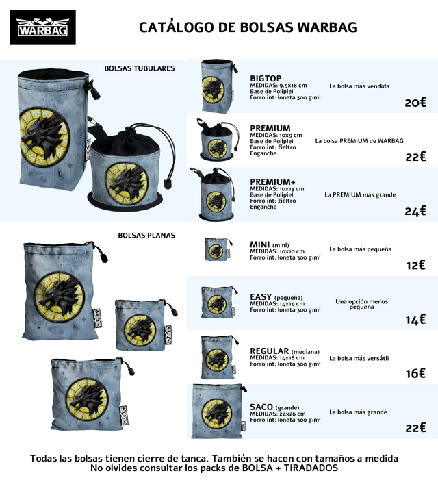 LOBOS ESPACIALES - Bolsas y tiradados WARBAG