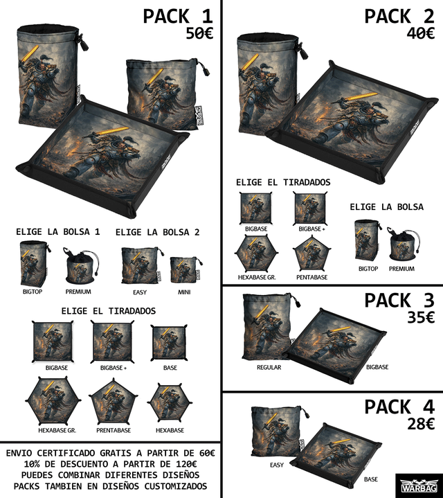 LOBOS ESPACIALES - Bolsas Tiradados marca WARBAG