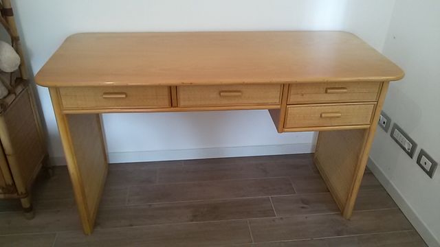 Scrivania/scrittoio in giunco