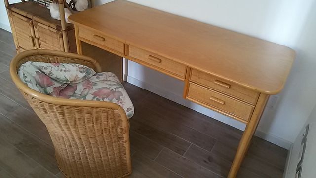 Scrivania/scrittoio in giunco