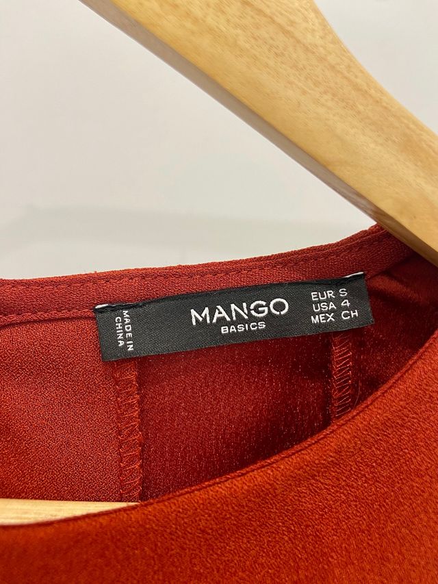 Vestido mangas volantes Mango Special Edition