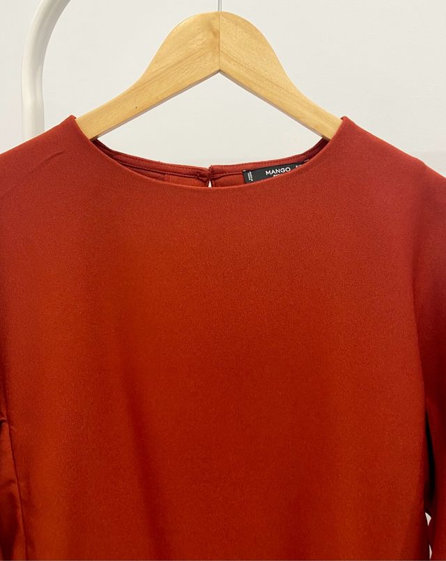 Vestido mangas volantes Mango Special Edition