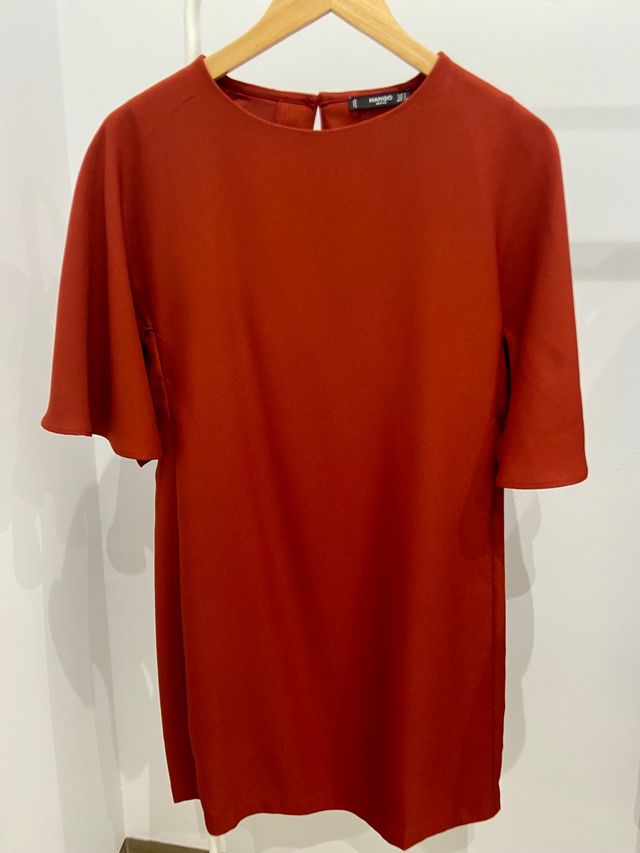 Vestido mangas volantes Mango Special Edition