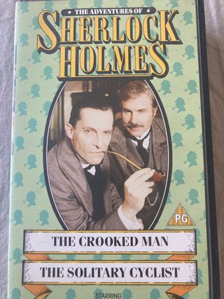 VHS Sherlock Holmes con Jeremy Brett.En inglés