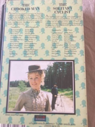 VHS Sherlock Holmes con Jeremy Brett.En inglés