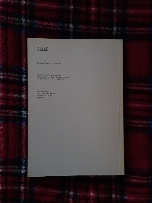 Guia del usuario IBM PC-DOS y Microsoft Windows.