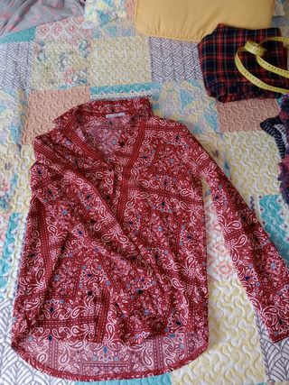 Camisa con print de bandana (S) KLING