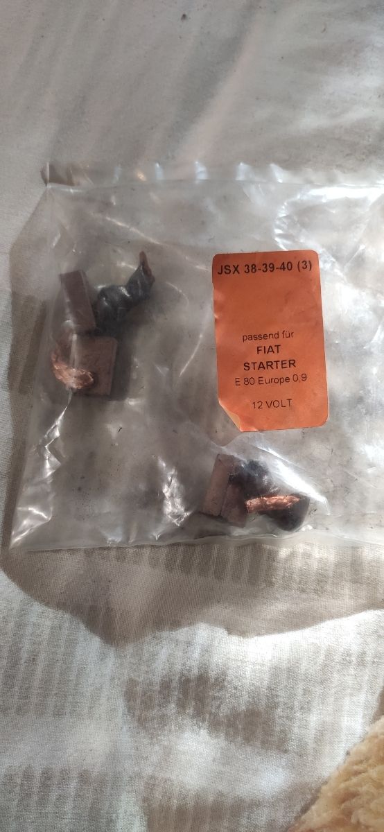 Escobillas Motor de arranque