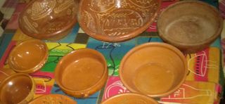 Artesanias de barro antigüedades cuencos y jarras