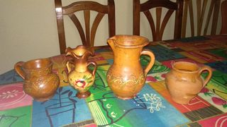 Artesanias de barro antigüedades cuencos y jarras