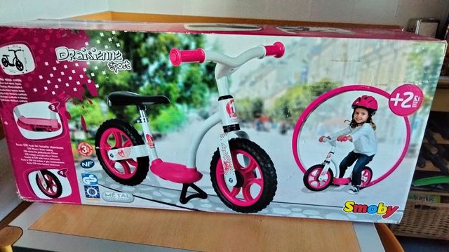 bicicleta sin pedales. smoby