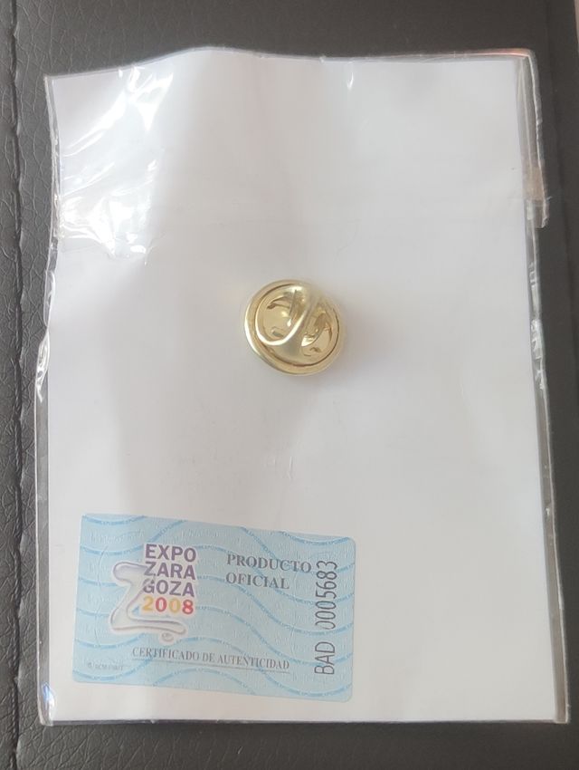 PIN OFICIAL EXPO ZARAGOZA 2008