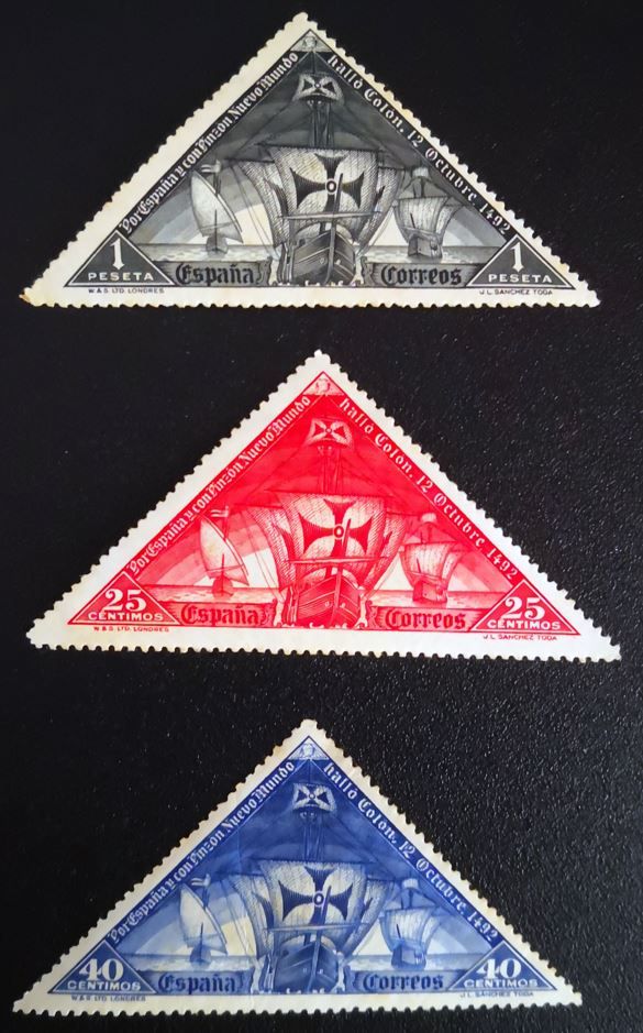 SELLOS DESCUBRIMIENTO DE AMÉRICA de 1930