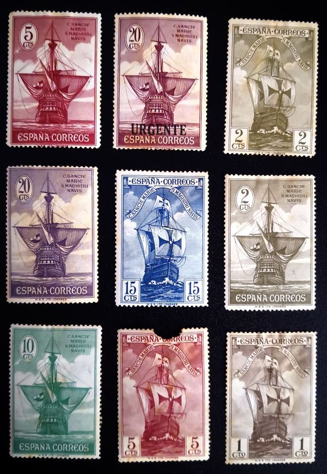 SELLOS DESCUBRIMIENTO DE AMÉRICA de 1930