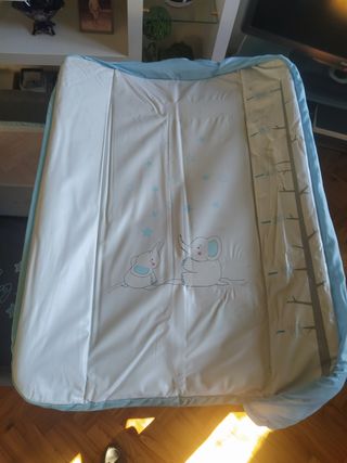 cuna de viaje +cambiador + colchón