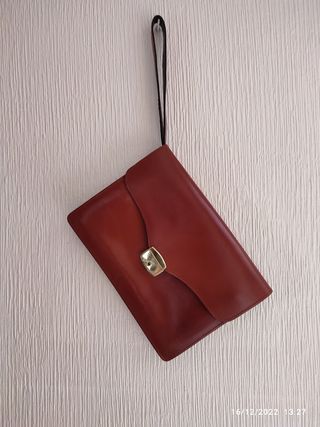 Cartera de mano de hombre vintage 