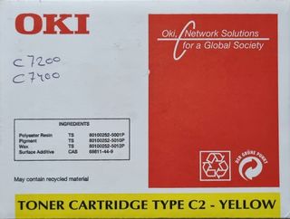 Toner original OKI Type C2 Yellow