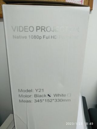 Proyector  Yaber  Y 21 -6200 lúmenes 