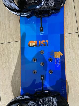 Burton custom Flying V, fijaciónes Malavita