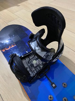 Burton custom Flying V, fijaciónes Malavita