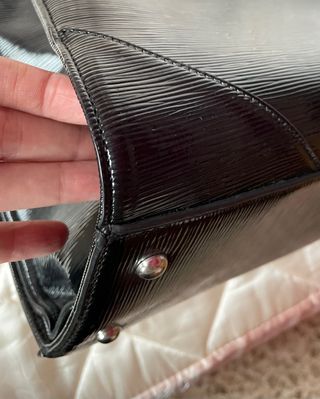 Borsa pelle lucida