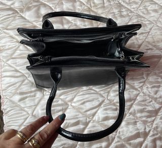 Borsa pelle lucida