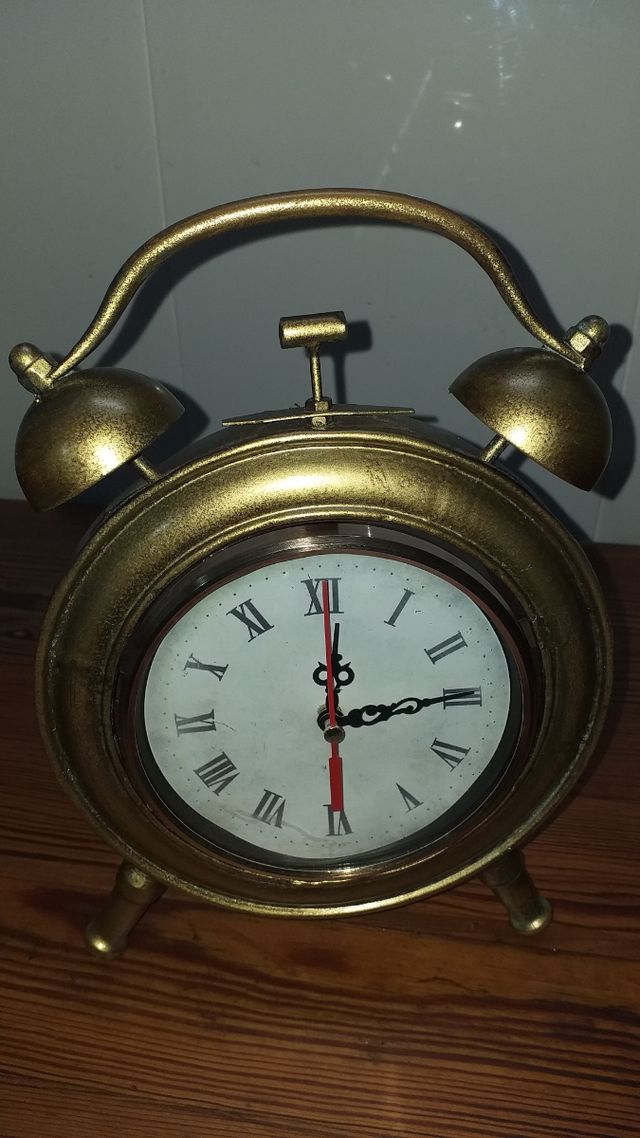 RELOJ RETRO BRONCEADO