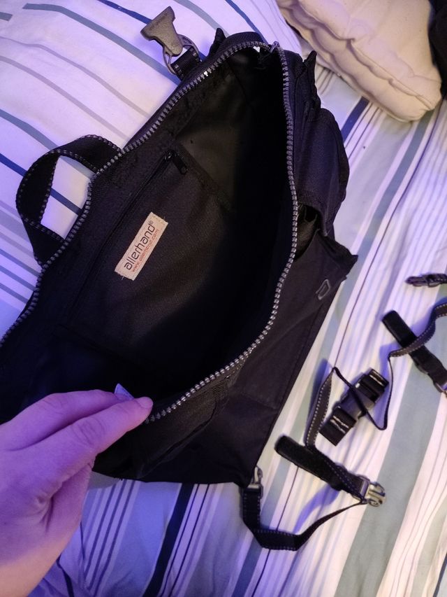 Bolso negro para carro de bebe Allerhand