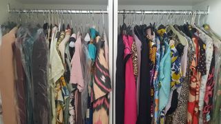 Tubo telescopico appendiabiti 40/60 cm