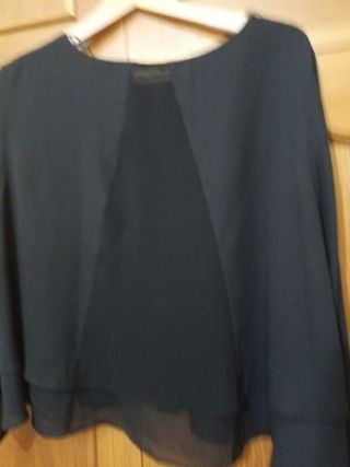 Blusa de gasa de Zara