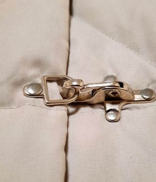 Anorak acolchado gris piedra