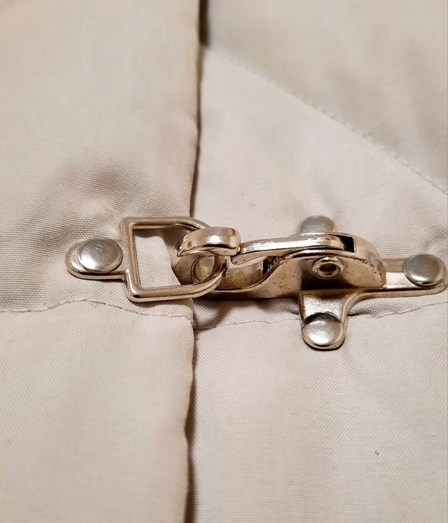 Anorak acolchado gris piedra