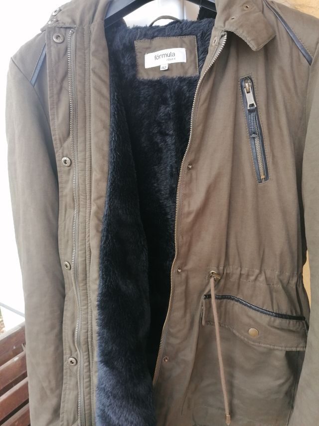 Parka verde botella Formula Joven