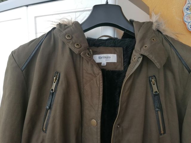 Parka verde botella Formula Joven