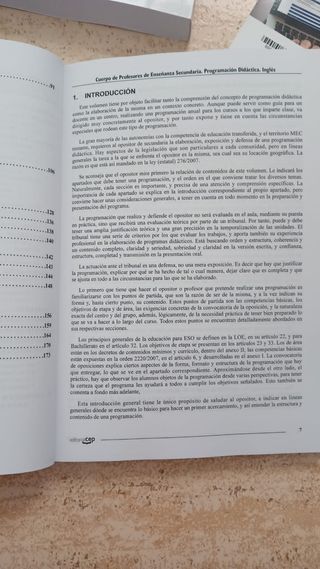 Temario Enseñanza Secundaria Inglés