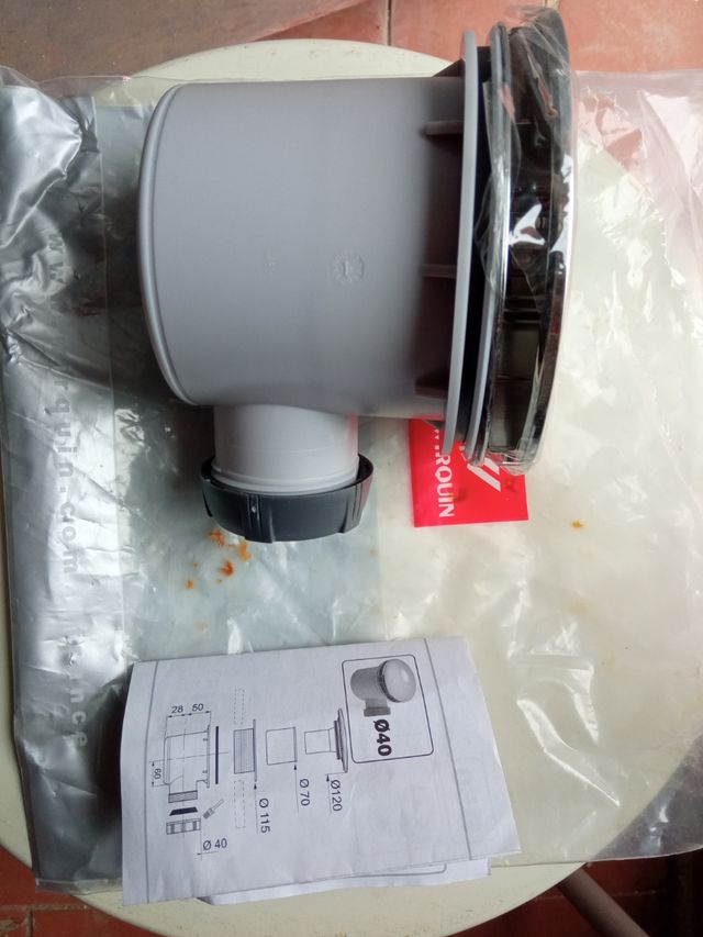 sifones desagües plato ducha bañera