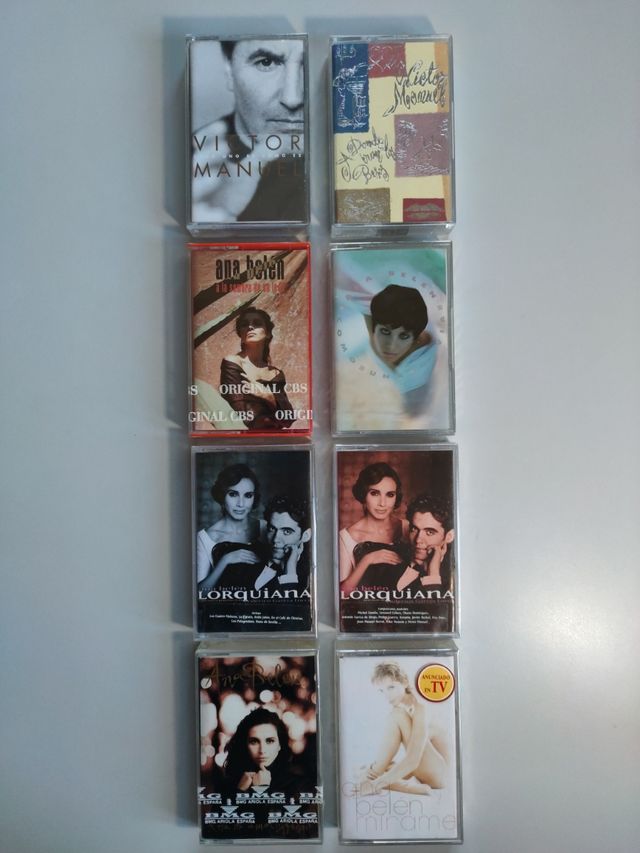 ANA BELÉN - VICTOR MANUEL. CDs. DVD. CASSETTE.