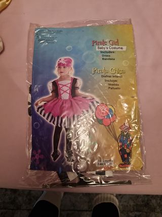 disfraz pirata niña