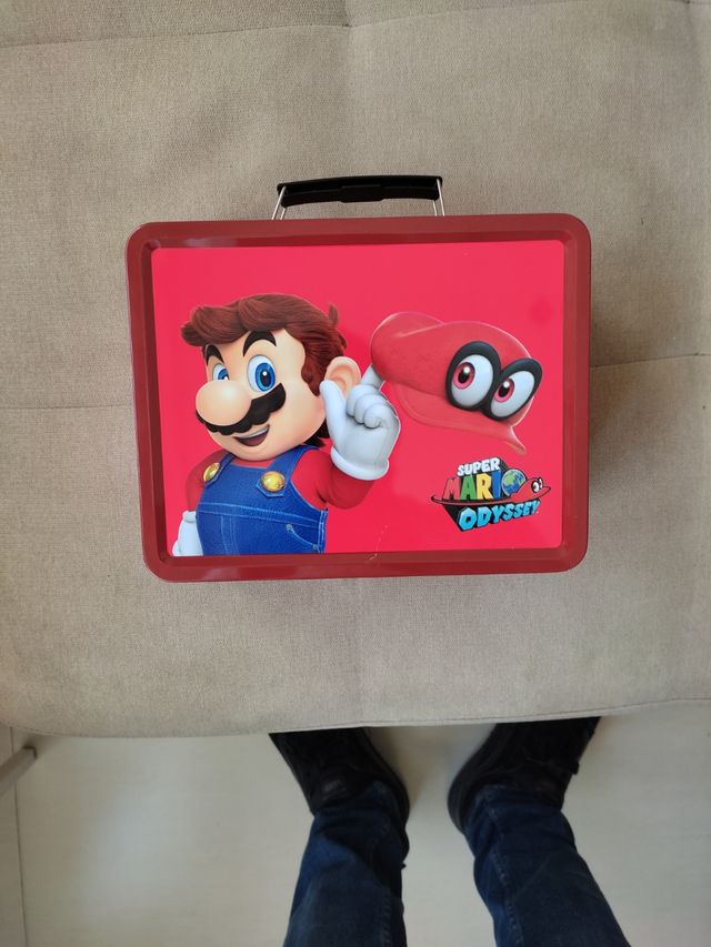 Nintendo switch Caja metálica super Mario Bross